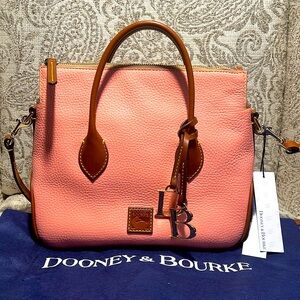 New NWT Dooney & Bourke Satchel in Pale Pink